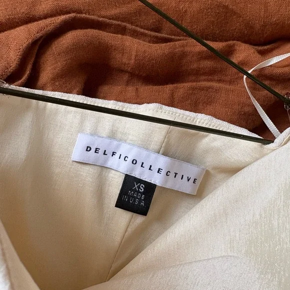 Delfi Collective Sorella Strapless Basque-Waist Ruffle-Hem Mini Dress - Picture 5 of 8